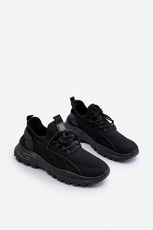 Sneakers model schoenen HI-POLY SYSTEM Big Star NN174467 zwarte kleur Sneakers model schoenen HI-POLY SYSTEM Big Star NN174467 zwarte kleur