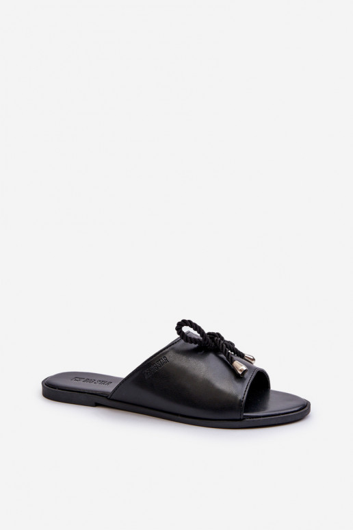 Damespantoffels Eko Big Star NN274066 zwart