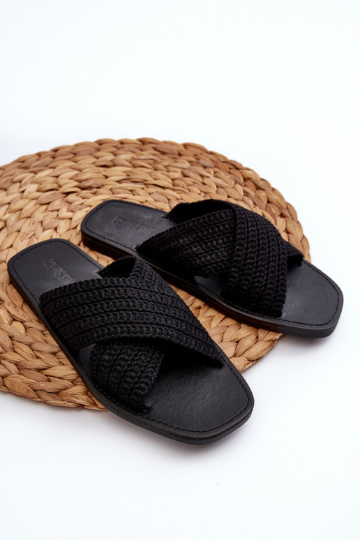 Pantoffels Big Star NN274077 zwart