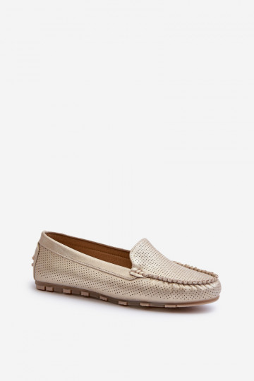 Mocassins goudkleur Ranica