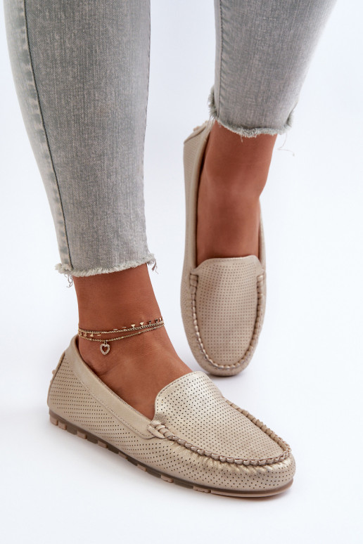 Mocassins goudkleur Ranica Mocassins goudkleur Ranica