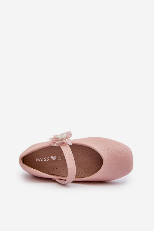 met glitter ballerina's Kinder met zelfklevende sluitingen roze kleur Jeylin met glitter ballerina's Kinder met zelfklevende sluitingen roze kleur Jeylin