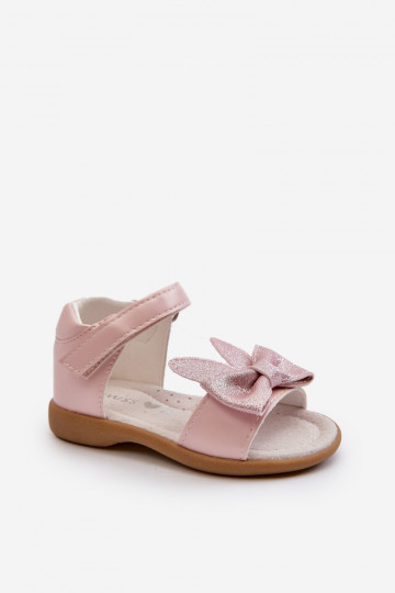 Kindersandalen met linten met zelfklevende sluitingen roze Wistala