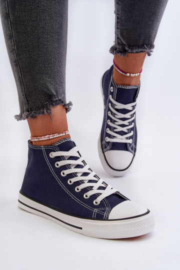 Vrijetijdsschoenen donkerblauwe kleur Socerio