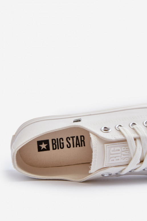 Vrijetijdsschoenen heren Big Star NN174111 witte kleur Vrijetijdsschoenen heren Big Star NN174111 witte kleur