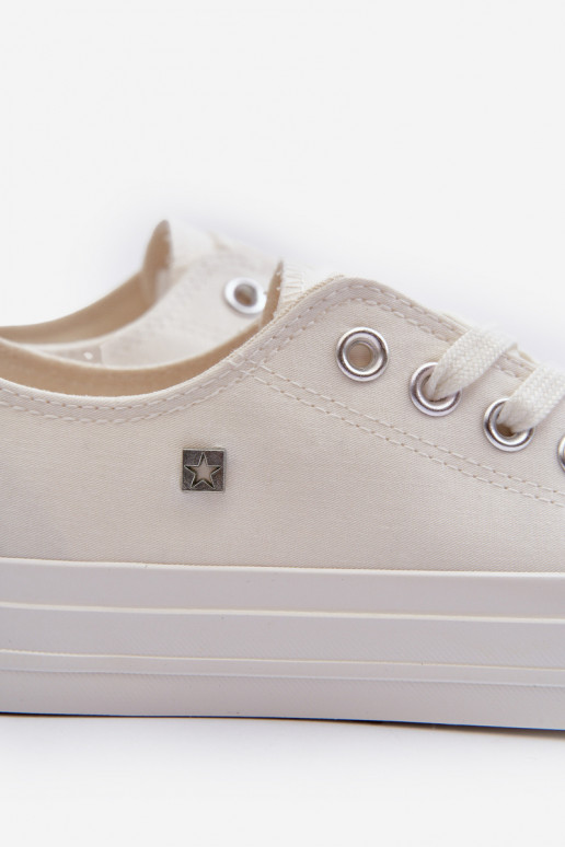 Vrijetijdsschoenen heren Big Star NN174111 witte kleur Vrijetijdsschoenen heren Big Star NN174111 witte kleur