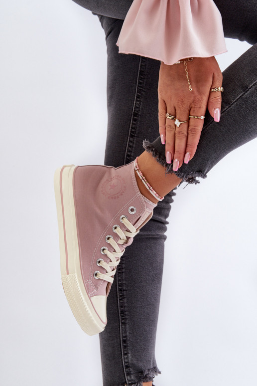 Vrijetijdsschoenen Big Star NN274277 roze Vrijetijdsschoenen Big Star NN274277 roze