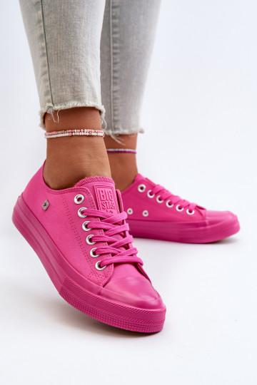 Klassiek model Vrijetijdsschoenen Big Star NN274290 roze kleur