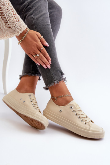 Klassiek model Vrijetijdsschoenen Big Star NN274286 beige 2