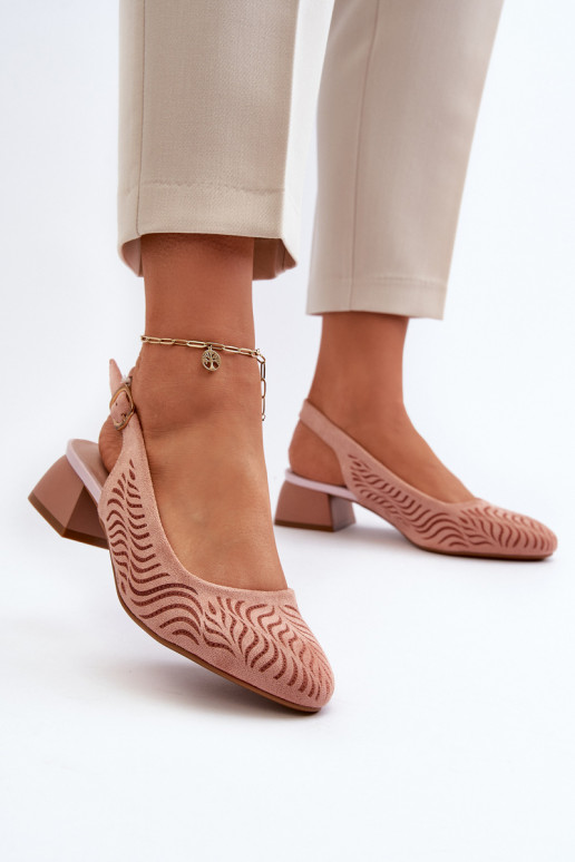 Schoenen met hakken Klocku roze kleur Gemifa Schoenen met hakken Klocku roze kleur Gemifa