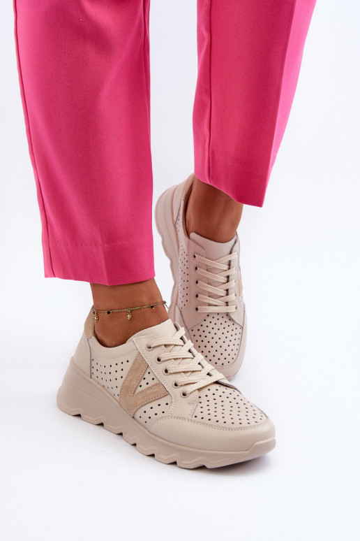 beige Eleonori sportschoenen