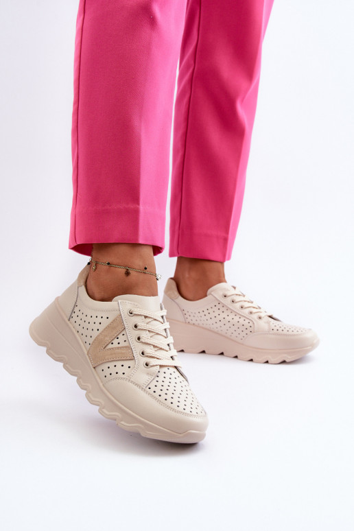 beige Eleonori sportschoenen