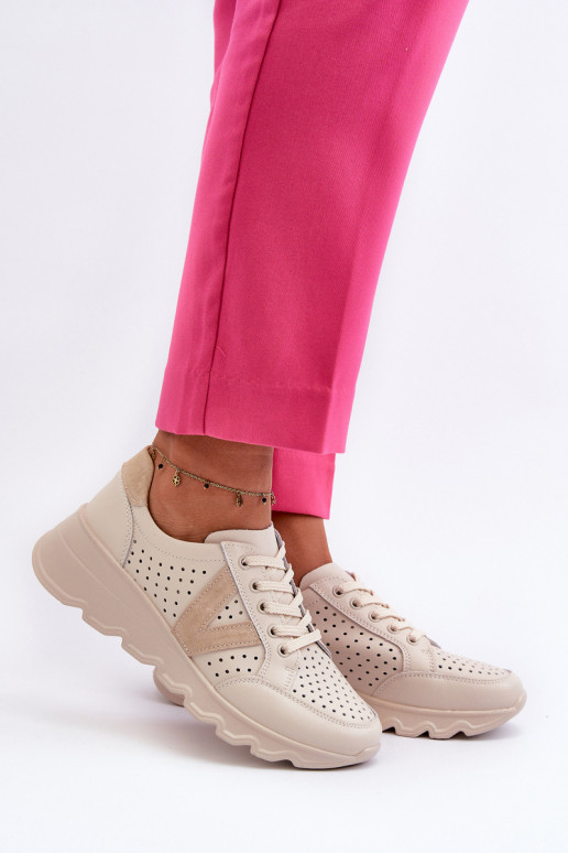 beige Eleonori sportschoenen