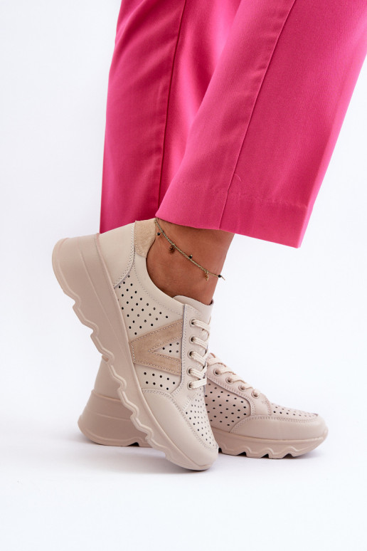 beige Eleonori sportschoenen