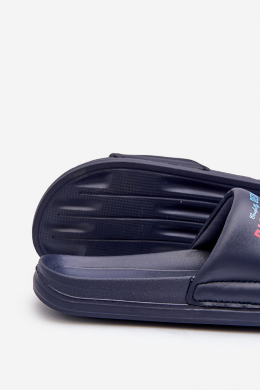 Lichte pantoffels Kinderpantoffels Big Star NN374516 donkerblauw