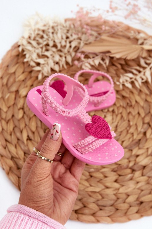 Sandalen Kinder met hartjes 81997 Ipanema My First Baby roze Sandalen Kinder met hartjes 81997 Ipanema My First Baby roze