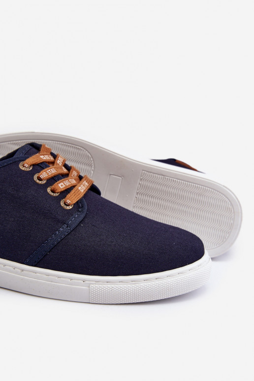 Sneakers Vrijetijdsschoenen heren Big Star NN176002 Memory Foam System donkerblauw Sneakers Vrijetijdsschoenen heren Big Star NN176002 Memory Foam System donkerblauw