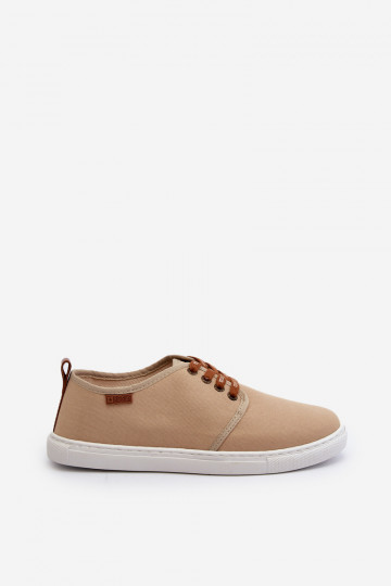 Sneakers Vrijetijdsschoenen heren Big Star NN176001 Memory Foam System beige 2