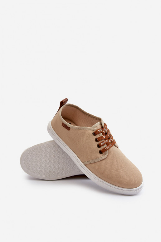 Sneakers Vrijetijdsschoenen heren Big Star NN176001 Memory Foam System beige Sneakers Vrijetijdsschoenen heren Big Star NN176001 Memory Foam System beige