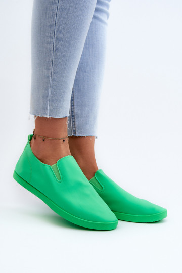 Sportschoenen vrijetijdsschoenen Slip-On groene kleur Lovinia 2