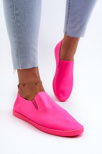 Sneakers vrijetijdsschoenen Slip-On roze kleur Lovinia