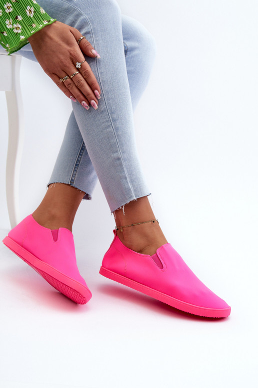Sneakers vrijetijdsschoenen Slip-On roze kleur Lovinia