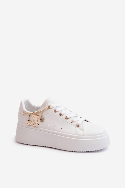 Sneakers model schoenen met plateau in wit Tivissa Sneakers model schoenen met plateau in wit Tivissa