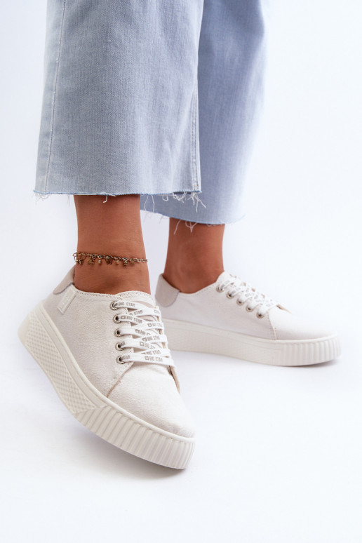 Vrijetijdsschoenen MEMORY FOAM SYSTEM BIG STAR NN276001 witte kleur Vrijetijdsschoenen MEMORY FOAM SYSTEM BIG STAR NN276001 witte kleur