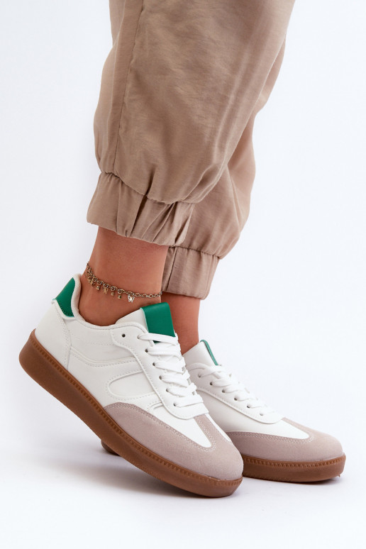 Sneakers model schoenen sportschoenen witte kleur Uvetta Sneakers model schoenen sportschoenen witte kleur Uvetta