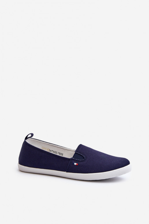 Sneakers vrijetijdsschoenen Slip-On donkerblauwe kleur Adrancia Sneakers vrijetijdsschoenen Slip-On donkerblauwe kleur Adrancia