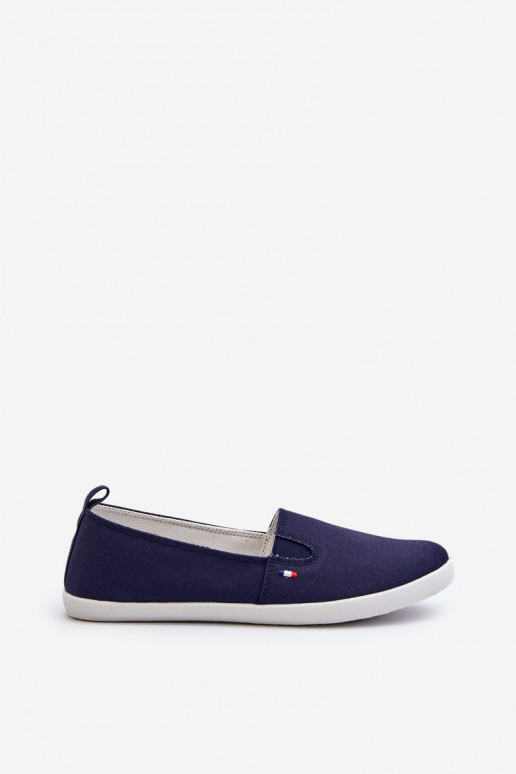 Sneakers vrijetijdsschoenen Slip-On donkerblauwe kleur Adrancia Sneakers vrijetijdsschoenen Slip-On donkerblauwe kleur Adrancia