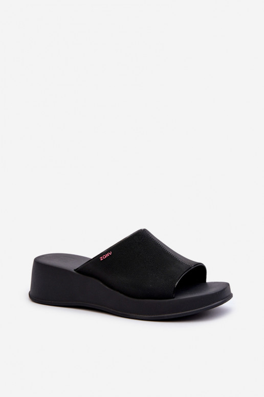 Damespantoffels LL285084 zwart