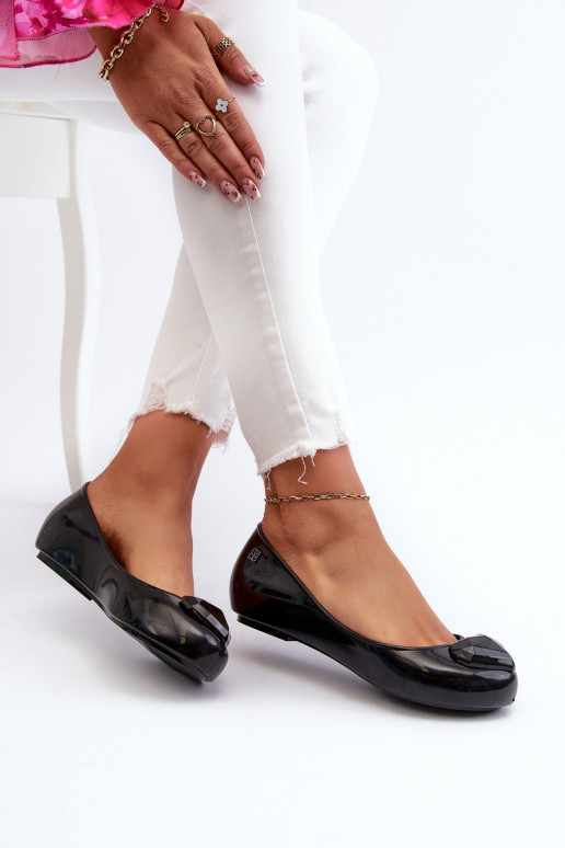 Ballerinaschoenen met hartjes NN285011 zwart Ballerinaschoenen met hartjes NN285011 zwart