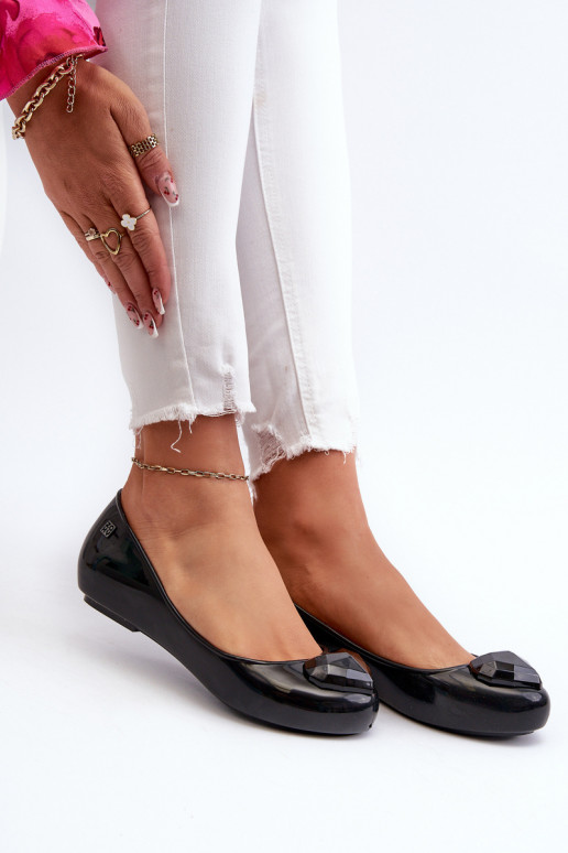 Ballerinaschoenen met hartjes NN285011 zwart Ballerinaschoenen met hartjes NN285011 zwart