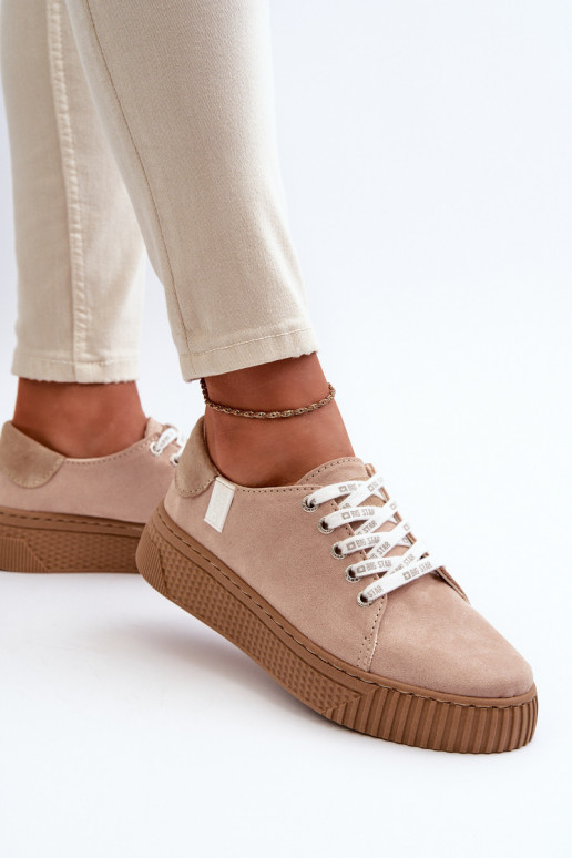 Vrijetijdsschoenen MEMORY FOAM SYSTEM BIG STAR NN276002 beige