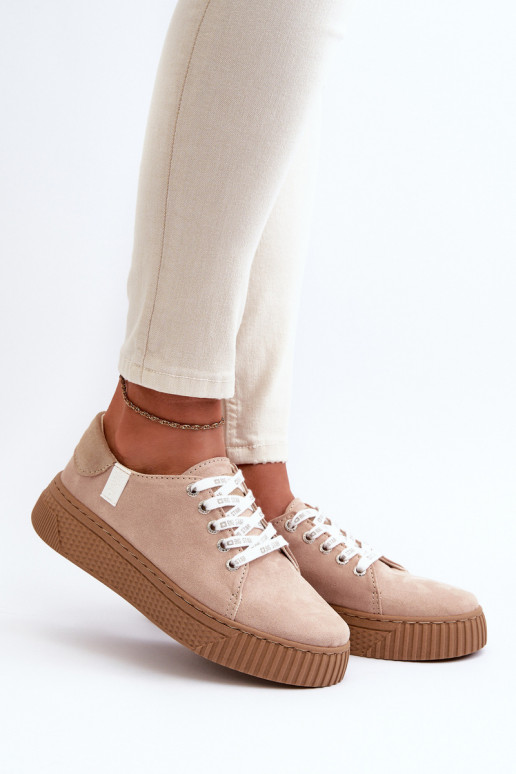 Vrijetijdsschoenen MEMORY FOAM SYSTEM BIG STAR NN276002 beige