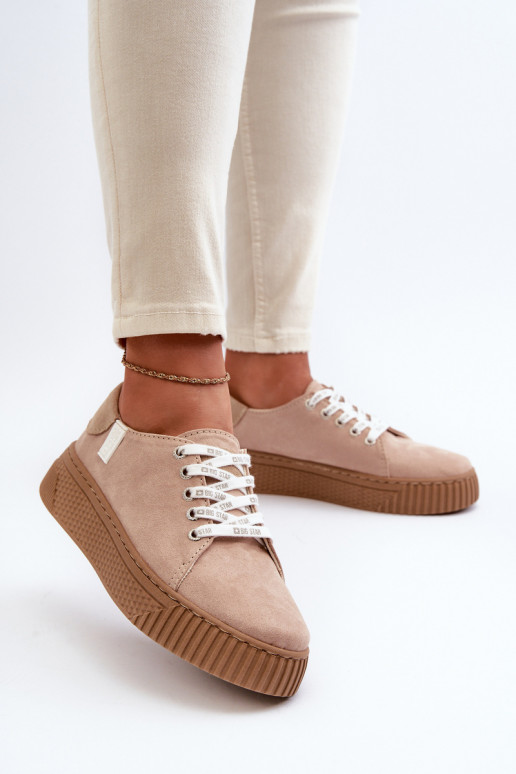 Vrijetijdsschoenen MEMORY FOAM SYSTEM BIG STAR NN276002 beige