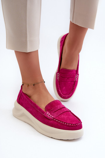 gemaakt van suède Mocassins roze Filidia
