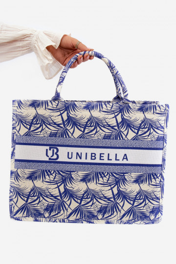 Wzorzysta Handtas donkerblauw Mooch