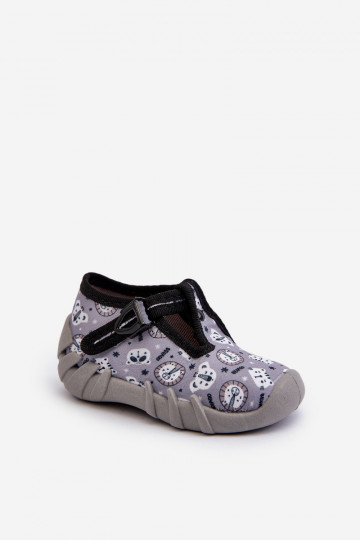 Comfortabele pantoffels Kinderen BEFADO 110N488 grijze kleur