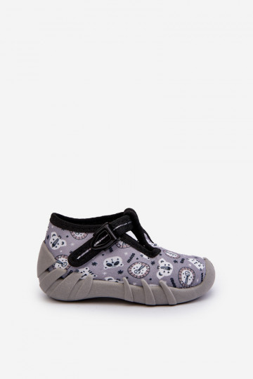 Comfortabele pantoffels Kinderen BEFADO 110N488 grijze kleur 2