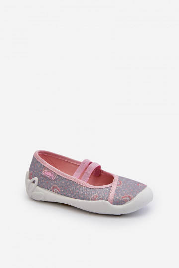 Slippers Ballerina's We Wzorki Befado 116X328 grijsroze kleur