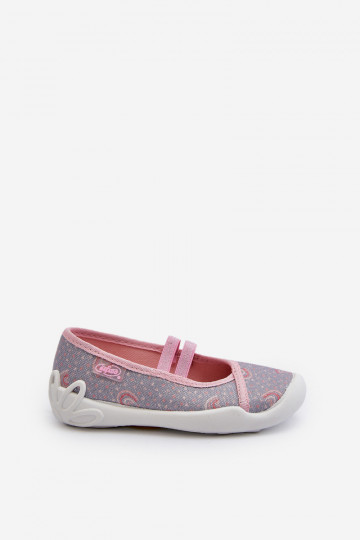 Slippers Ballerina's We Wzorki Befado 116X328 grijsroze kleur 2