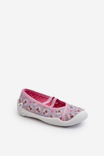 Slippers Ballerina's Puppies Befado 116Y325 roze kleur