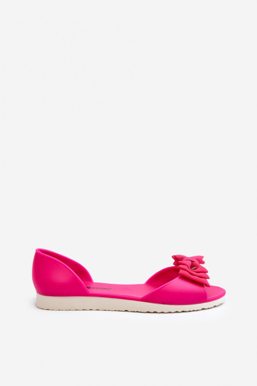Ballerina's Rubber met linten roze kleur Georia
