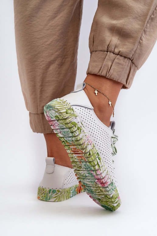 Sznurowe schoenen in witte Farnalea Sznurowe schoenen in witte Farnalea