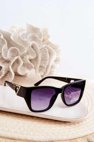 Dameszonnebril Met leuke details UV400 zwart