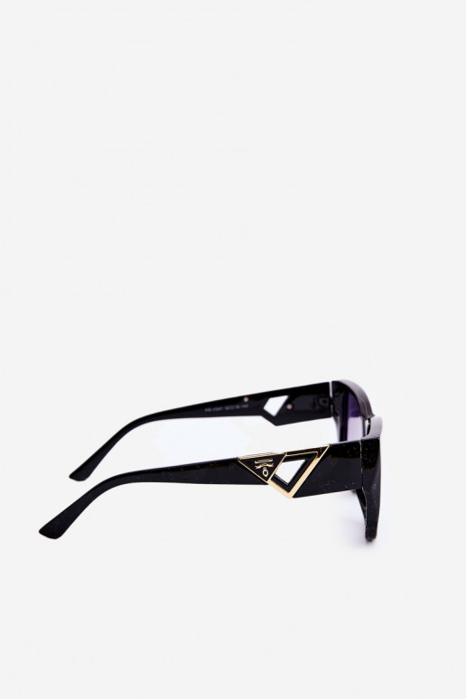 Dameszonnebril Met leuke details UV400 zwart Dameszonnebril Met leuke details UV400 zwart