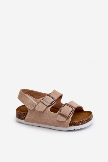 sandaal Kinderplatform met zelfklevende sluitingen beige Rorria 2