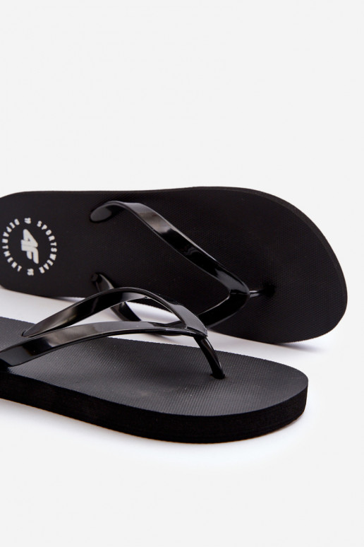 Damespantoffels Pantoffels 4FMM00FFLIF018-21S zwarte kleur